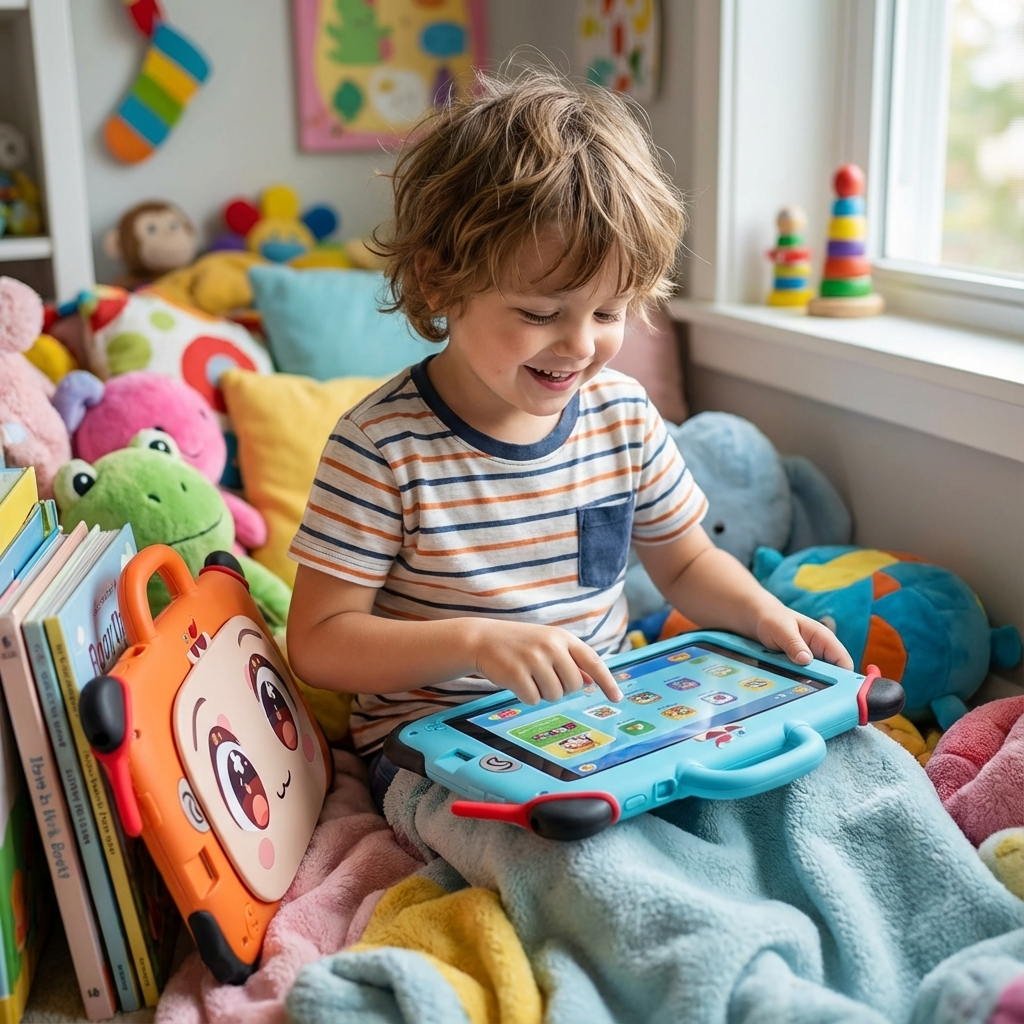 Tablette enfant dès 2 ans BabyTab Éveil, interface de jeux d'éveil