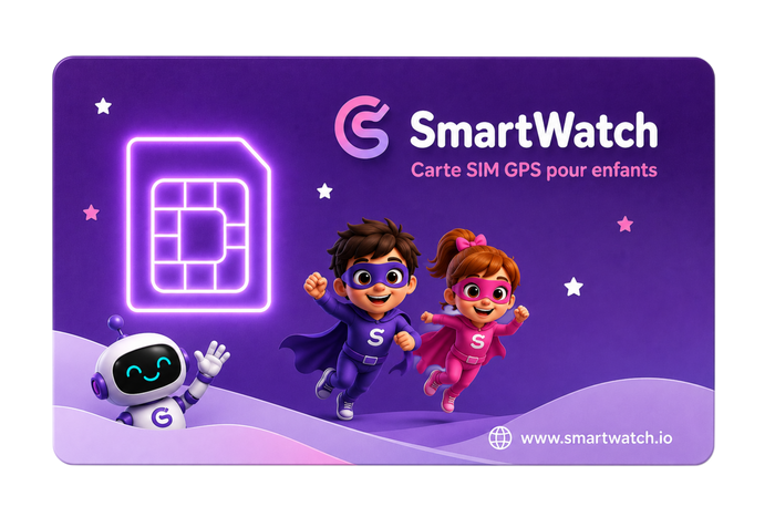 Connectez votre montre avec notre SIM - verso