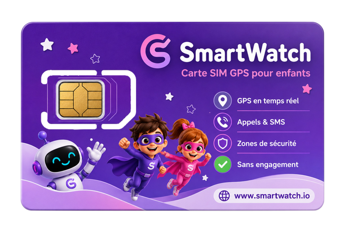 Connectez votre montre avec notre SIM - recto