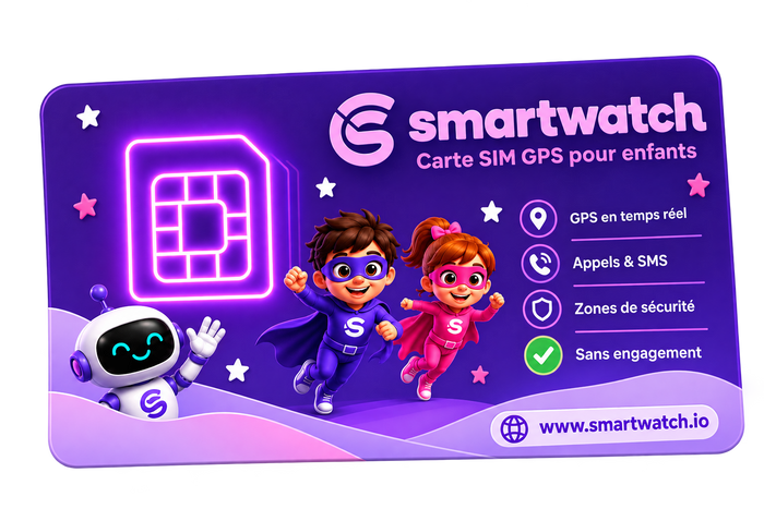 Connectez votre montre avec notre SIM - verso
