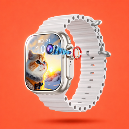 SmartWatch Genius – Montre connectée GPS 4G ado, écran AMOLED, caméra & assistant IA